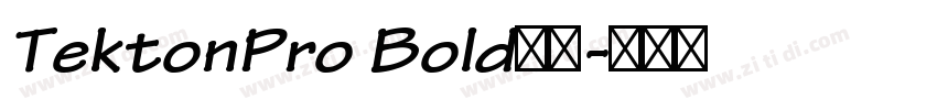 TektonPro Bold字体字体转换